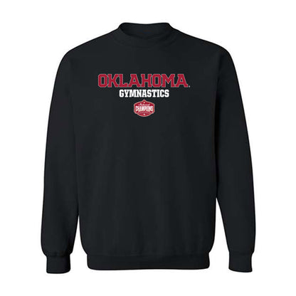 Oklahoma - NCAA Women's Gymnastics : Blakely Roten - National Champions Shersey Crewneck Sweatshirt-0