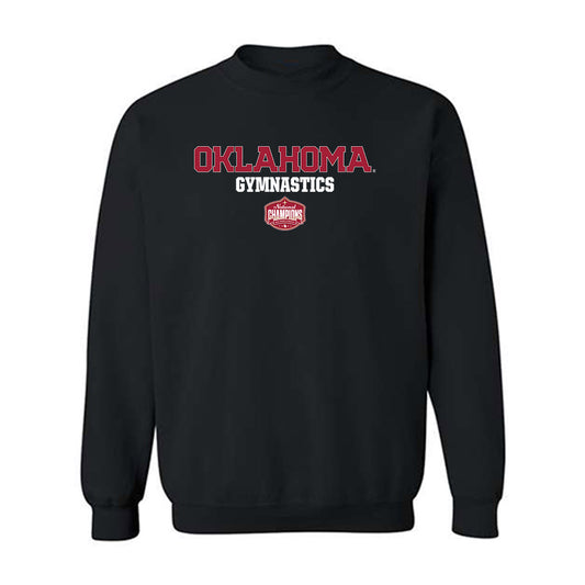 Oklahoma - NCAA Women's Gymnastics : Blakely Roten - National Champions Shersey Crewneck Sweatshirt-0