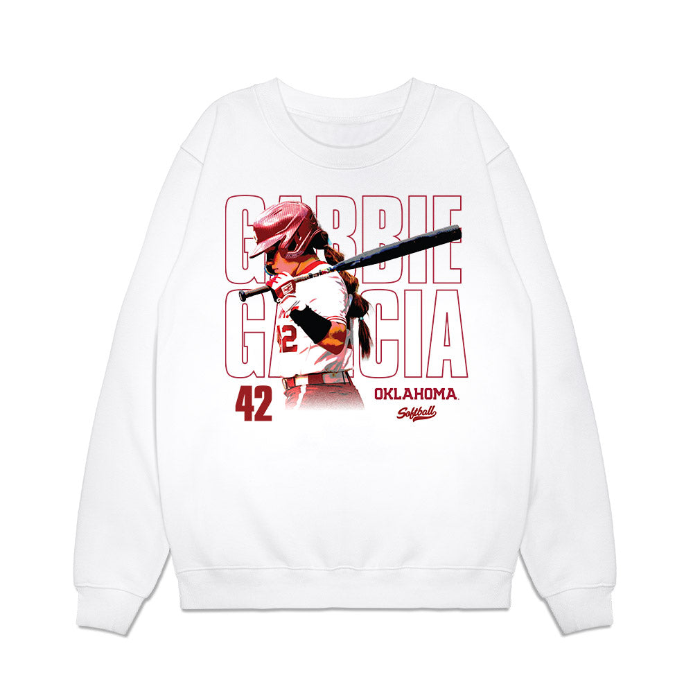 Oklahoma - NCAA Softball : Gabriella Garcia - Collage Premium Crewneck Sweatshirt-0