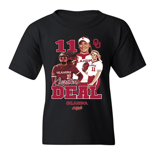 Oklahoma - NCAA Softball : Kierston Deal - Collage Youth T-Shirt-0