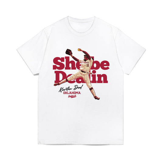 Oklahoma - NCAA Softball : Kierston Deal - Collage Comfort Colors T-Shirt-0