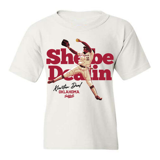 Oklahoma - NCAA Softball : Kierston Deal - Collage Youth T-Shirt-0