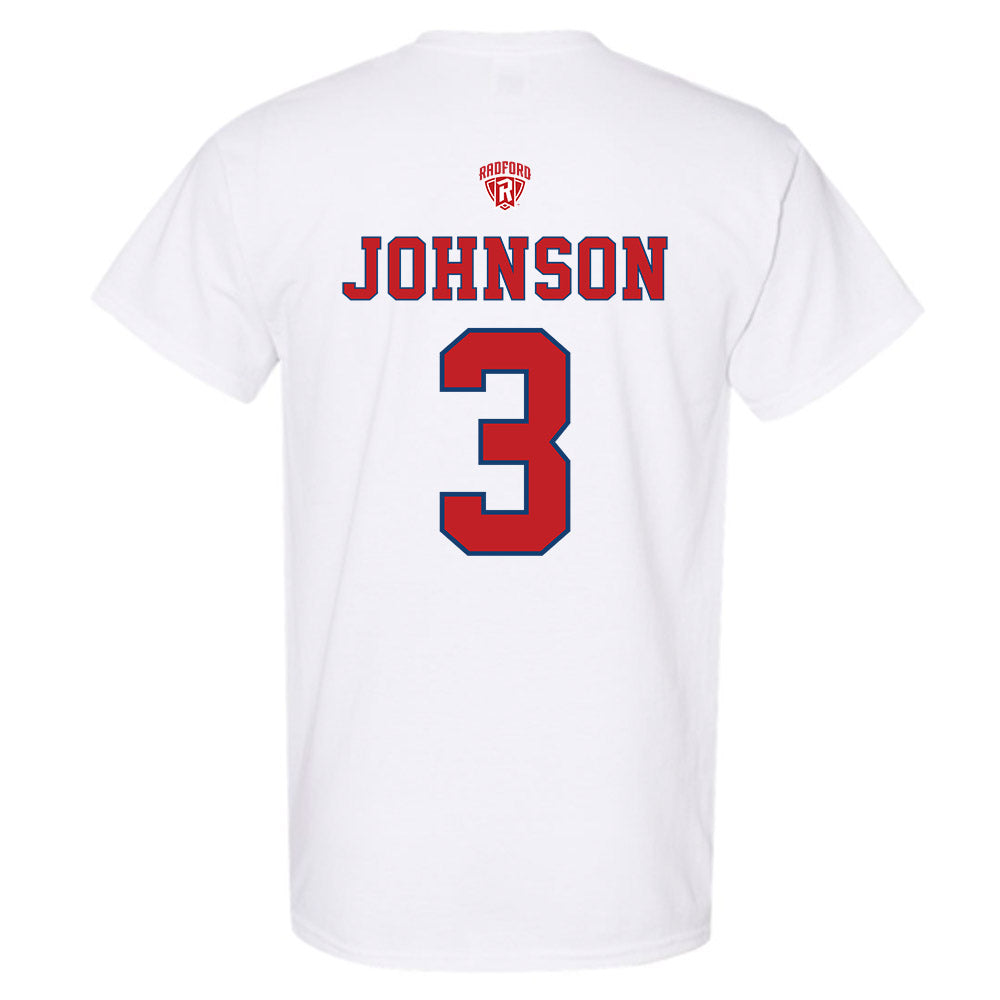 Radford - NCAA Men's Basketball : Jaylon Johnson - T-Shirt-1