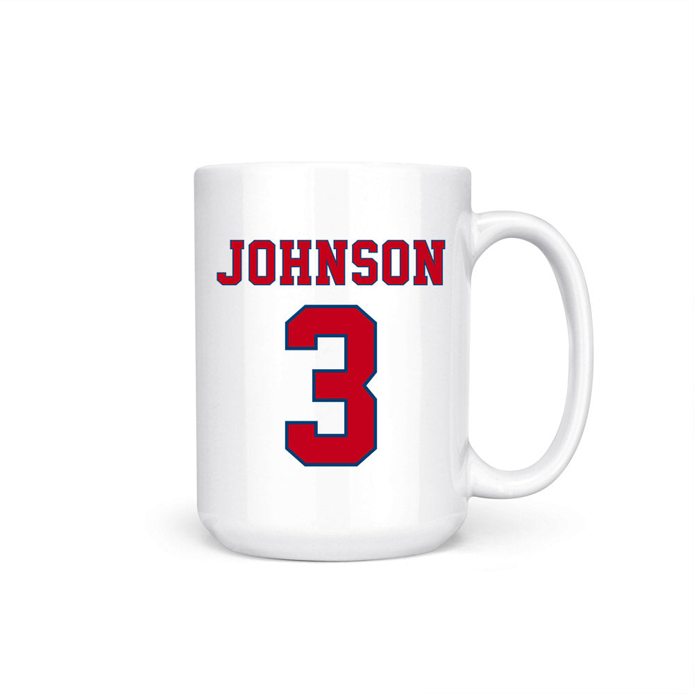 Radford - NCAA Men's Basketball : Jaylon Johnson - Coffee Mug-0
