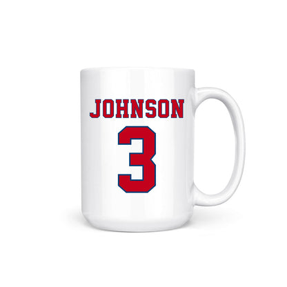 Radford - NCAA Men's Basketball : Jaylon Johnson - Coffee Mug-0