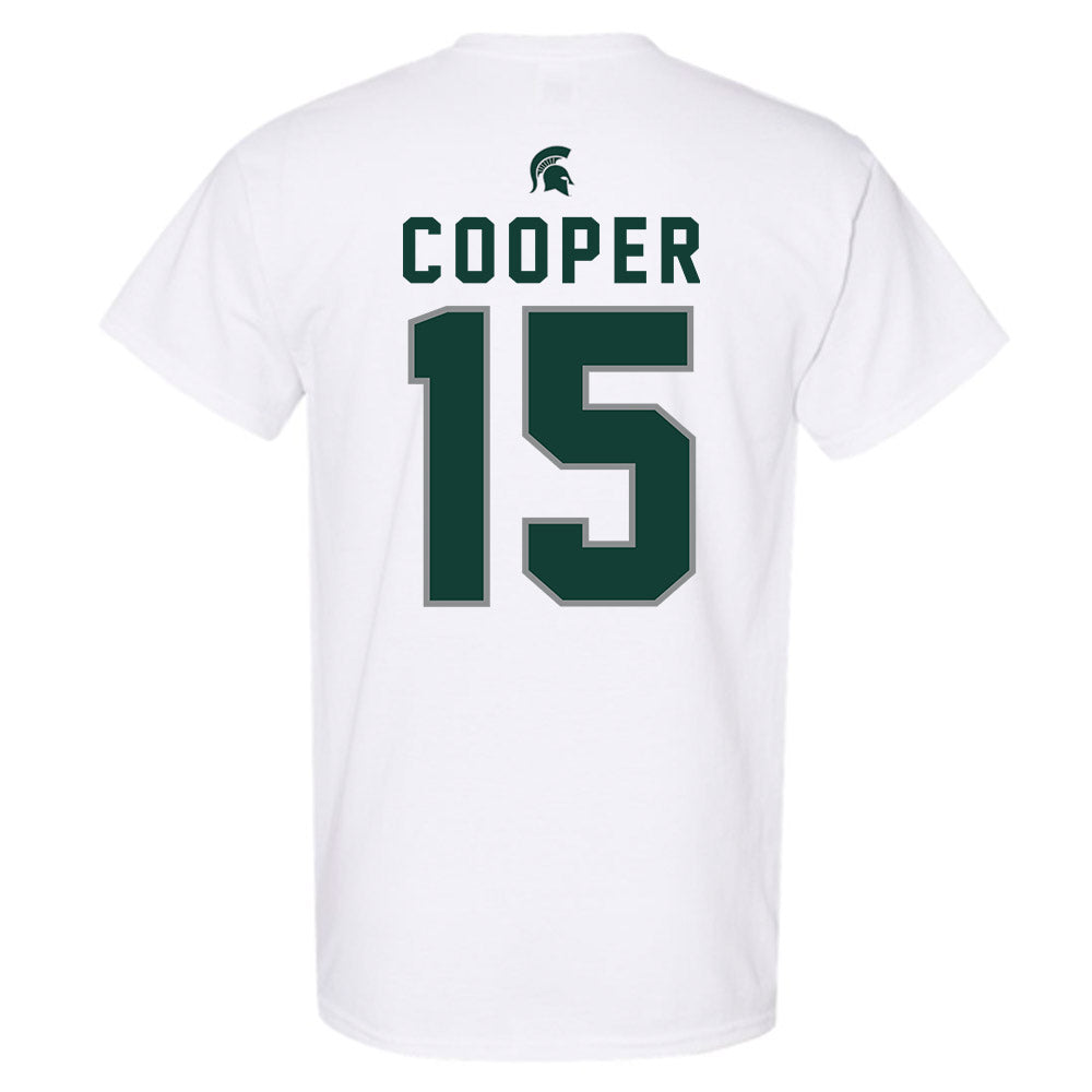 Michigan State - NCAA Men's Basketball : Carson Cooper - Sports Shersey T-Shirt-1