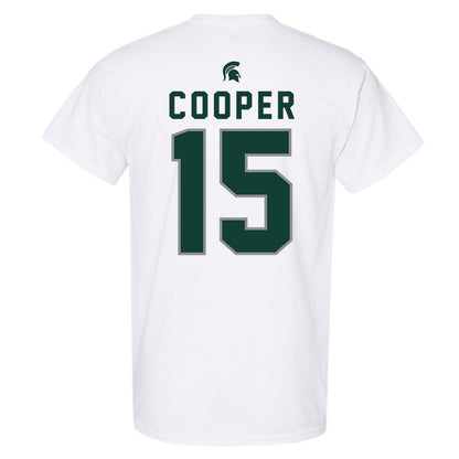 Michigan State - NCAA Men's Basketball : Carson Cooper - Sports Shersey T-Shirt-1
