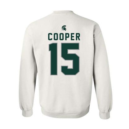 Michigan State - NCAA Men's Basketball : Carson Cooper - Sports Shersey Crewneck Sweatshirt-1