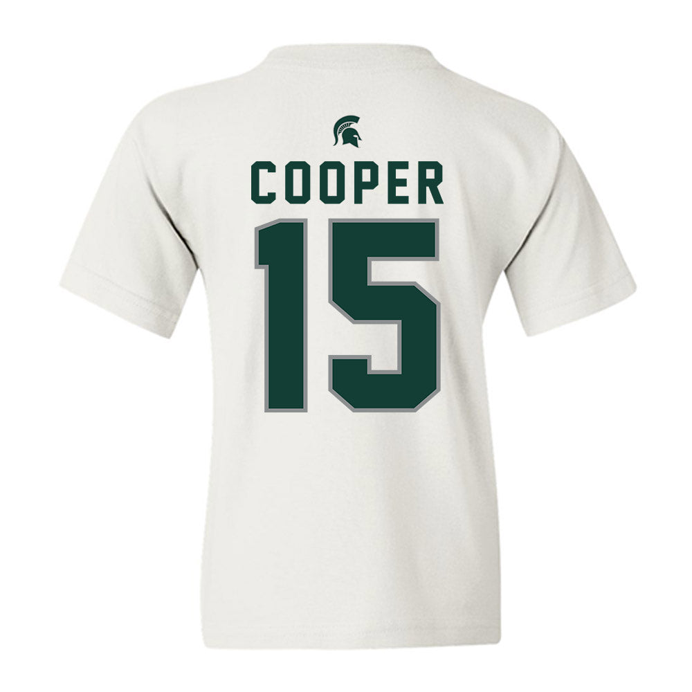 Michigan State - NCAA Men's Basketball : Carson Cooper - Sports Shersey Youth T-Shirt-1