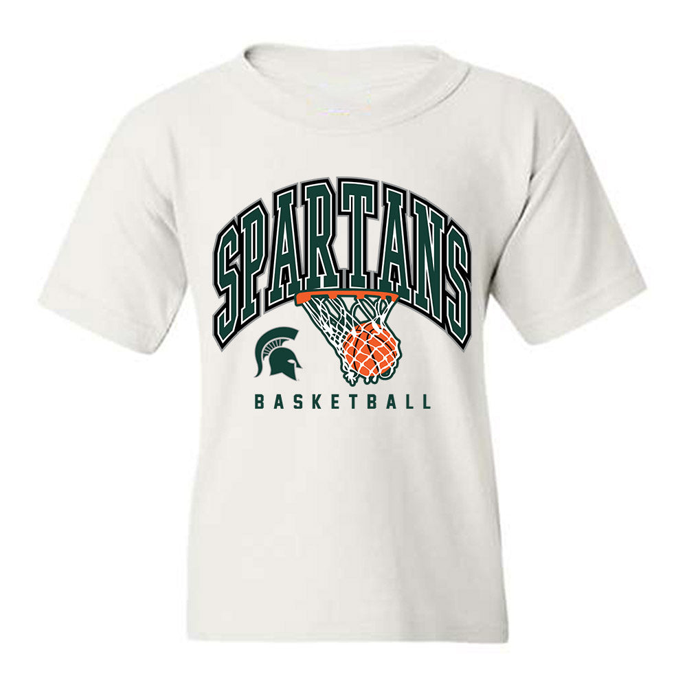 Michigan State - NCAA Men's Basketball : Carson Cooper - Sports Shersey Youth T-Shirt-0