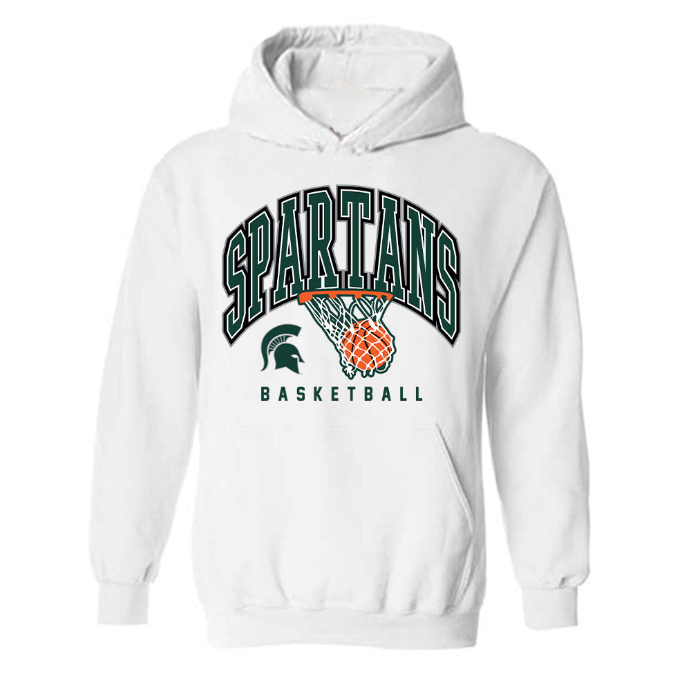 Michigan State - NCAA Men's Basketball : Carson Cooper - Sports Shersey Hooded Sweatshirt-0