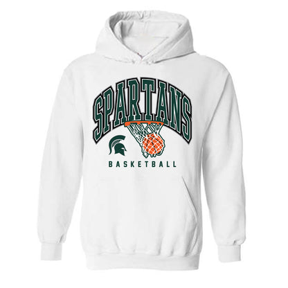 Michigan State - NCAA Men's Basketball : Carson Cooper - Sports Shersey Hooded Sweatshirt-0