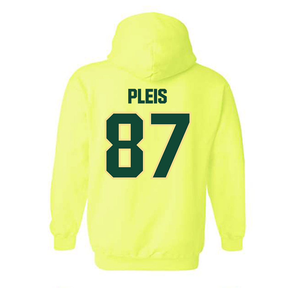 Cal Poly - NCAA Football : Kaleb Pleis - Classic Shersey Hooded Sweatshirt-1