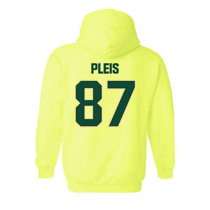 Cal Poly - NCAA Football : Kaleb Pleis - Classic Shersey Hooded Sweatshirt-1