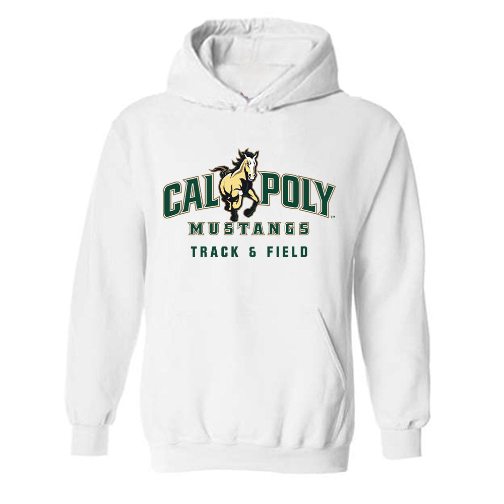 Cal Poly - NCAA Men's Track & Field : Colby Neron - Classic Shersey Hooded Sweatshirt-0