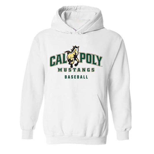 Cal Poly - NCAA Baseball : Josh Volmerding - Classic Shersey Hooded Sweatshirt-0