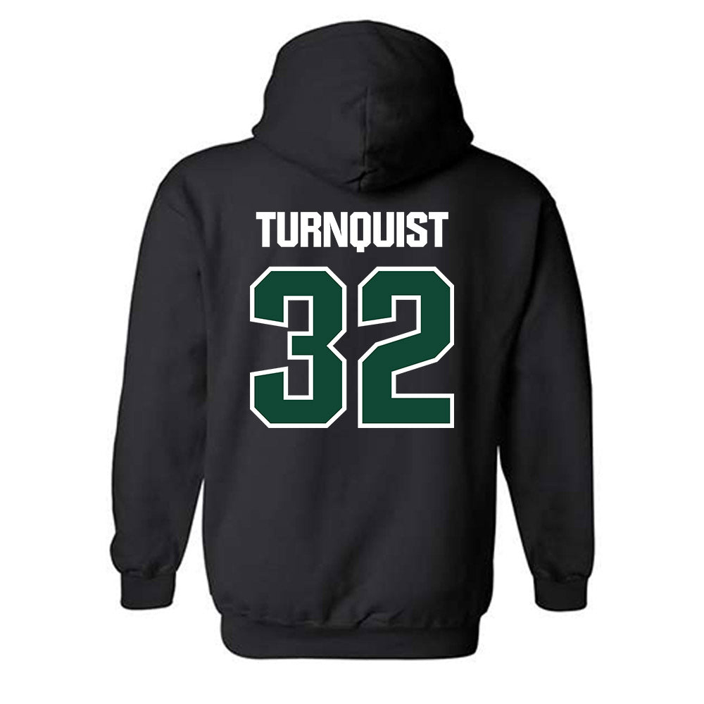 Cal Poly - NCAA Baseball : Carson Turnquist - Classic Shersey Hooded Sweatshirt-1