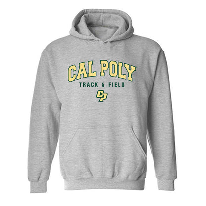 Cal Poly - NCAA Men's Track & Field : Colby Neron - Classic Shersey Hooded Sweatshirt-0
