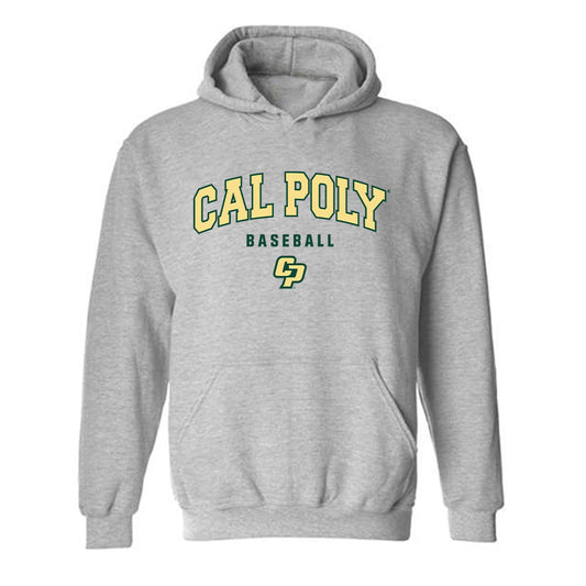 Cal Poly - NCAA Baseball : Carson Turnquist - Classic Shersey Hooded Sweatshirt-0