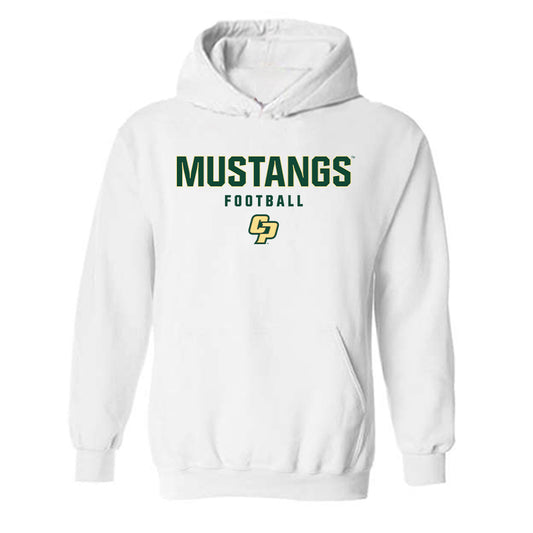 Cal Poly - NCAA Football : Ty Dieffenbach - Classic Shersey Hooded Sweatshirt-0