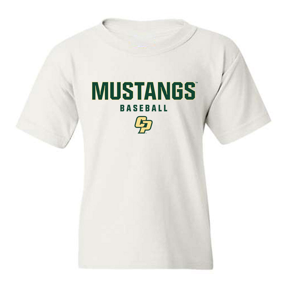 Cal Poly - NCAA Baseball : Carson Turnquist - Classic Shersey Youth T-Shirt-0