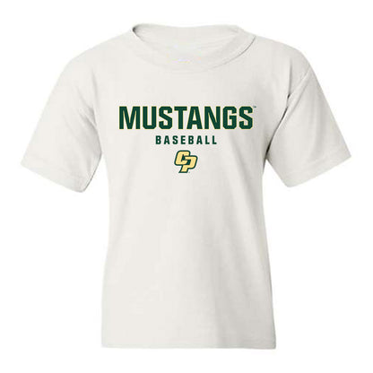 Cal Poly - NCAA Baseball : Carson Turnquist - Classic Shersey Youth T-Shirt-0