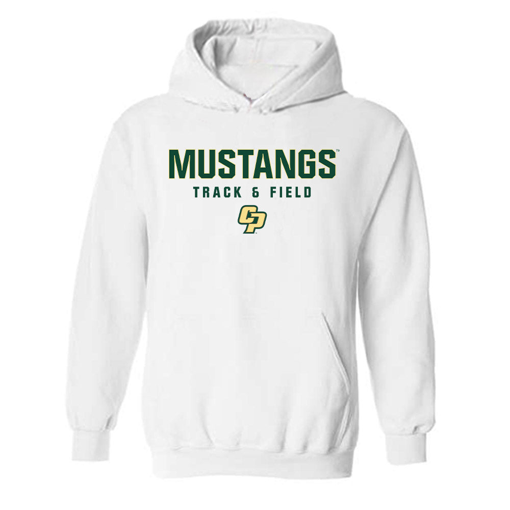 Cal Poly - NCAA Men's Track & Field : Colby Neron - Classic Shersey Hooded Sweatshirt-0