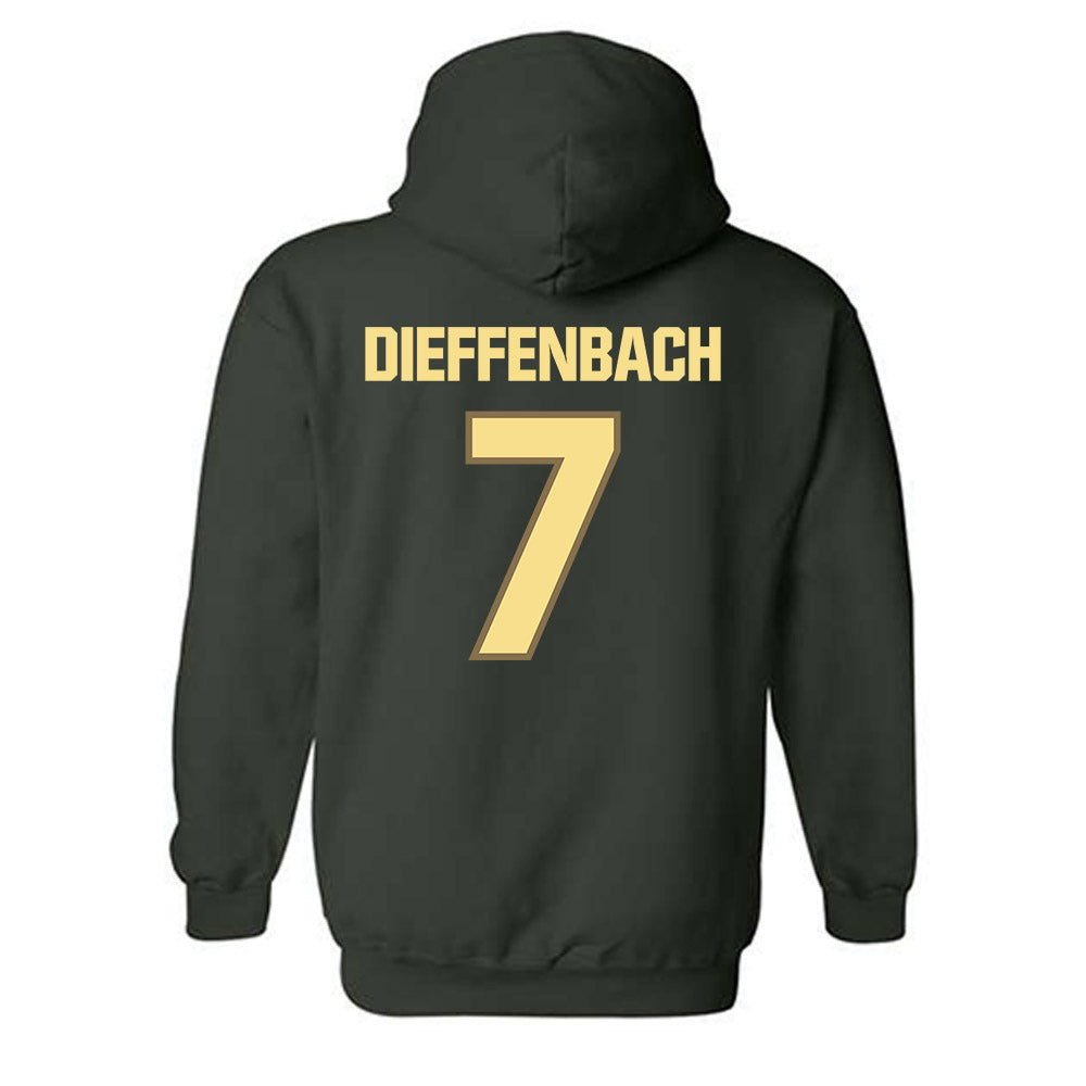 Cal Poly - NCAA Football : Ty Dieffenbach - Classic Shersey Hooded Sweatshirt-1