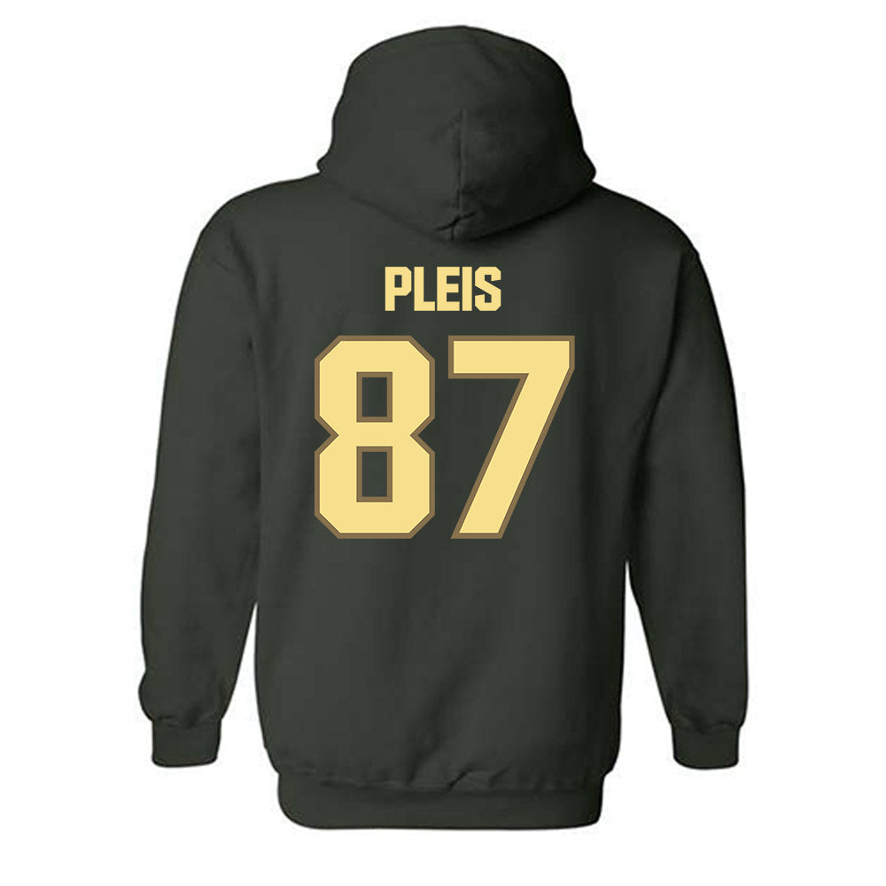 Cal Poly - NCAA Football : Kaleb Pleis - Classic Shersey Hooded Sweatshirt-1