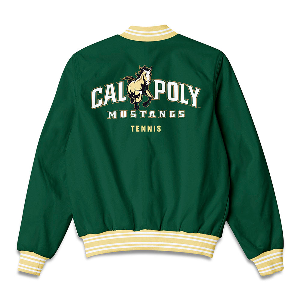 Cal Poly - NCAA Men's Tennis : Aaron Eliscu - Bomber Jacket-1