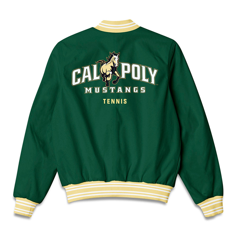Cal Poly - NCAA Women's Tennis : Natalie Lynch - Bomber Jacket-1