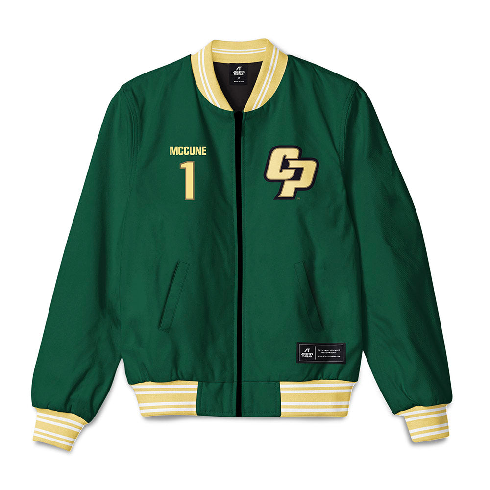 Cal Poly - NCAA Men's Soccer : Nicky Mccune - Bomber Jacket-0