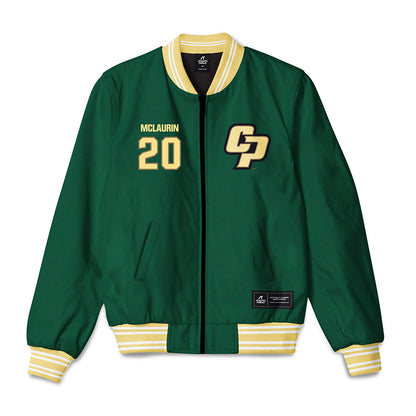 Cal Poly - NCAA Baseball : Alexander McLaurin - Bomber Jacket-0