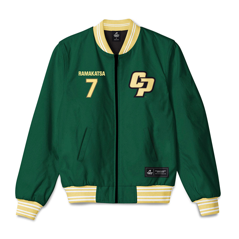 Cal Poly - NCAA Men's Soccer : Bakuena Ramakatsa - Bomber Jacket-0