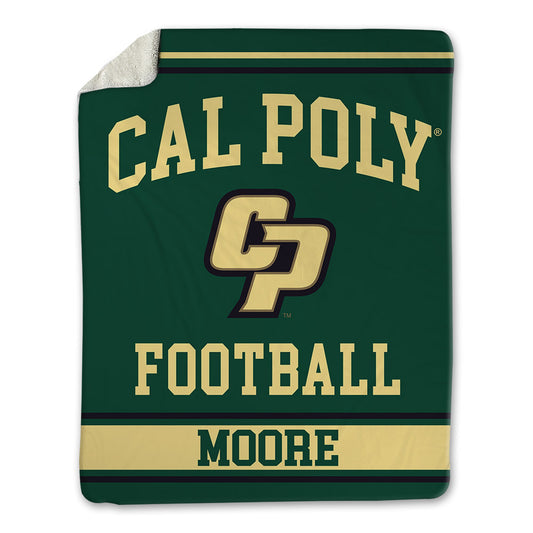 Cal Poly - NCAA Football : Spencer Moore - Blanket-0