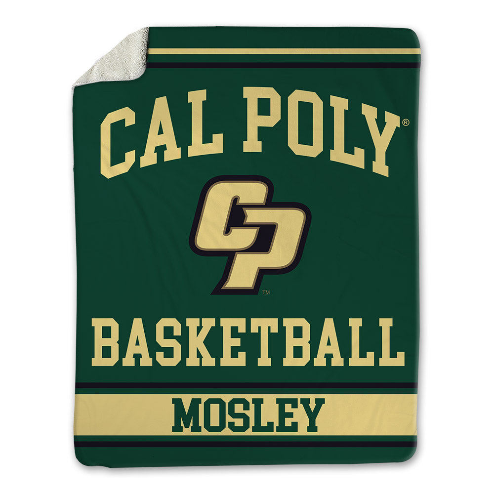 Cal Poly - NCAA Men's Basketball : Jackson Mosley - Blanket-0