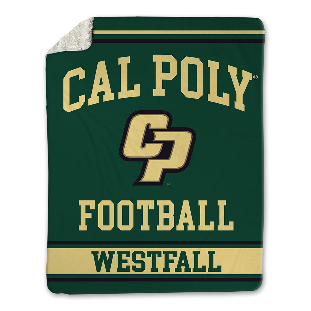 Cal Poly - NCAA Football : Luke Westfall - Blanket-0
