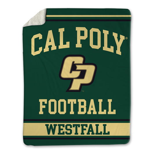 Cal Poly - NCAA Football : Luke Westfall - Blanket-0