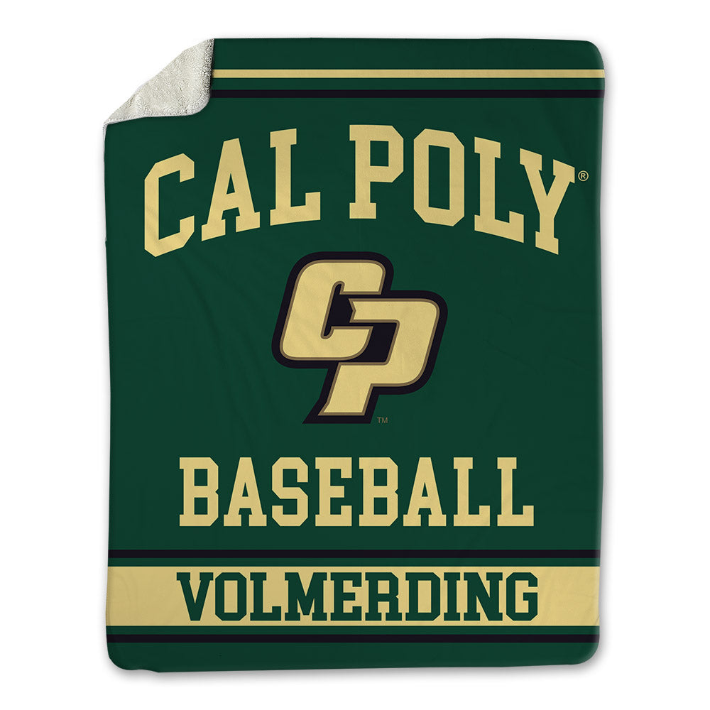 Cal Poly - NCAA Baseball : Josh Volmerding - Blanket-0
