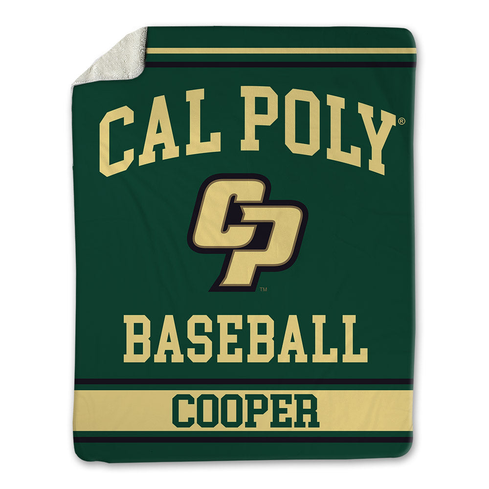 Cal Poly - NCAA Baseball : Troy Cooper - Blanket-0