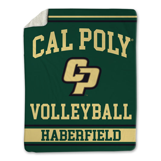 Cal Poly - NCAA Women's Volleyball : London Haberfield - Blanket-0
