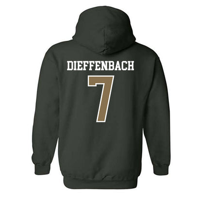 Cal Poly - NCAA Football : Ty Dieffenbach - Classic Shersey Hooded Sweatshirt-1