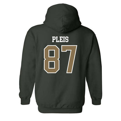 Cal Poly - NCAA Football : Kaleb Pleis - Classic Shersey Hooded Sweatshirt-1