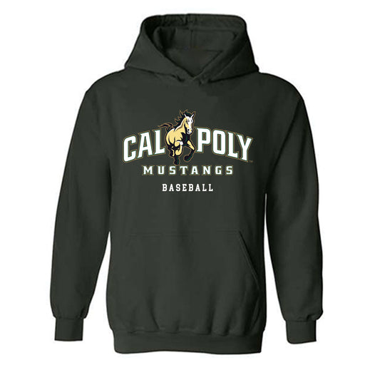 Cal Poly - NCAA Baseball : Josh Volmerding - Classic Shersey Hooded Sweatshirt-0