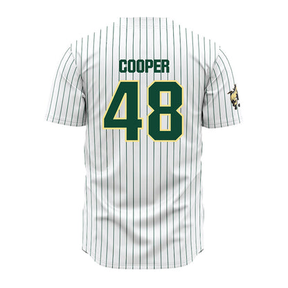 Cal Poly - NCAA Baseball : Troy Cooper - White Jersey Jersey-1