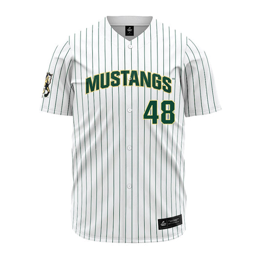 Cal Poly - NCAA Baseball : Troy Cooper - White Jersey Jersey-0