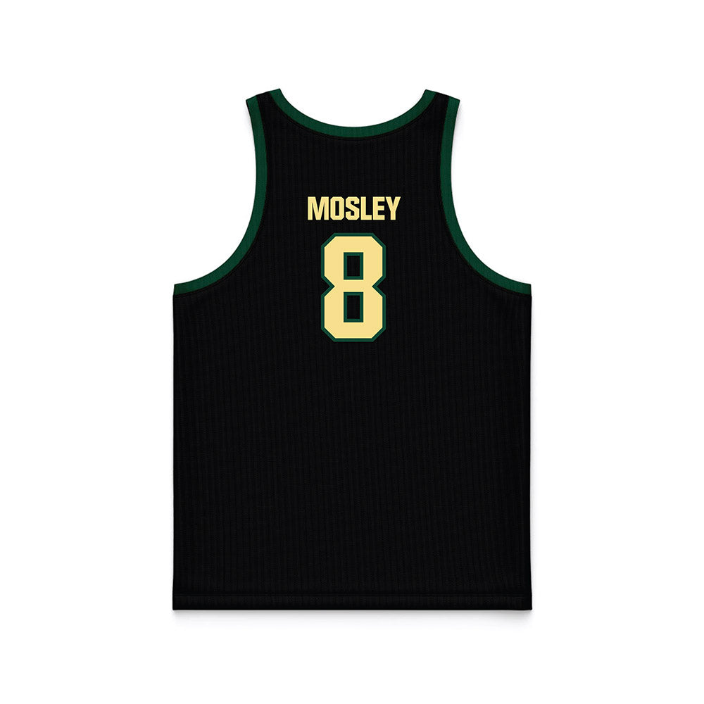 Cal Poly - NCAA Men's Basketball : Jackson Mosley - Black Basketball Jersey-1