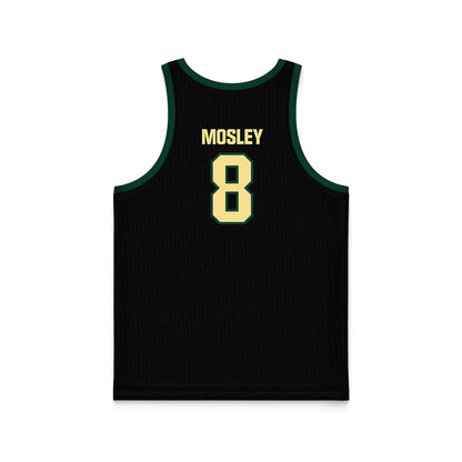 Cal Poly - NCAA Men's Basketball : Jackson Mosley - Black Basketball Jersey-1