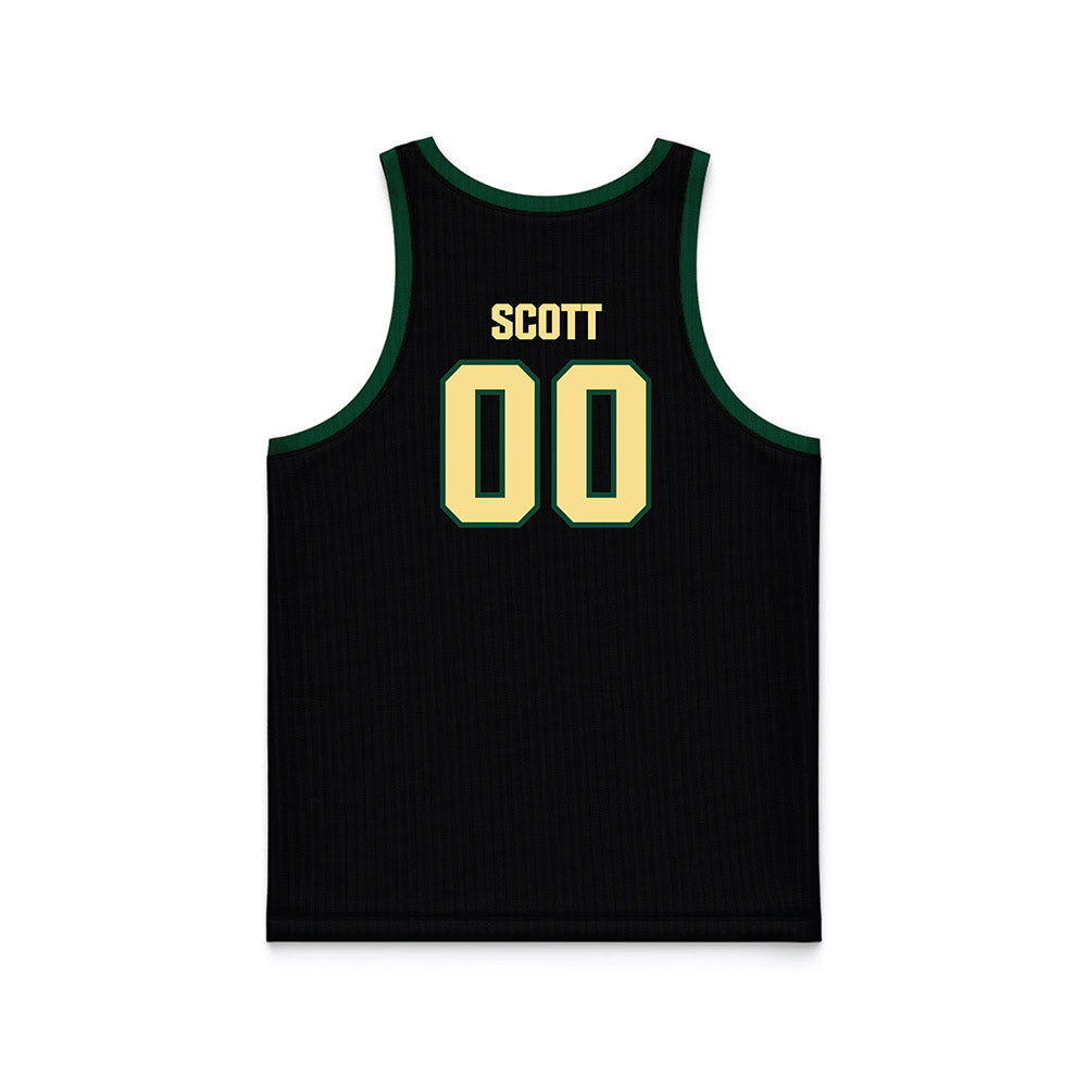 Cal Poly - NCAA Men's Basketball : Jason Scott - Black Basketball Jersey-1