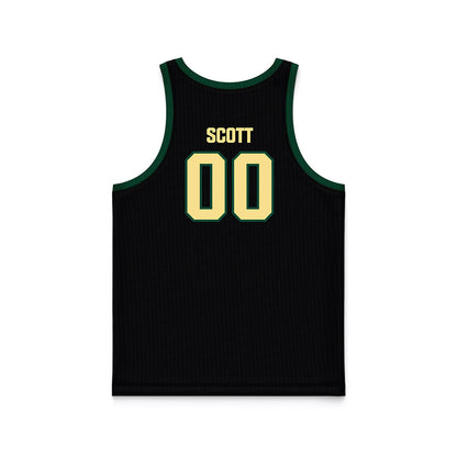 Cal Poly - NCAA Men's Basketball : Jason Scott - Black Basketball Jersey-1